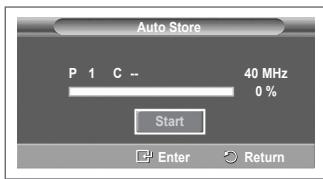 SAMSUNG PS50A416C1D - Storing Channels Automatically - 3