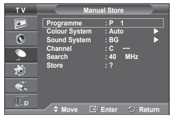SAMSUNG PS50A416C1D - Channel mode - 2
