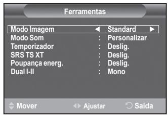 SAMSUNG PS50A416C1D - Utilizar o botão TOOLS - 1