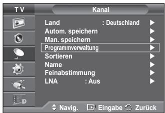 SAMSUNG PS50A416C1D - Sender hinzufügen/sperren - 1
