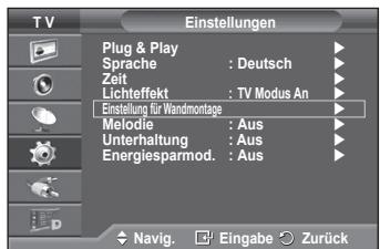SAMSUNG PS50A416C1D - Abspeichern der Position - 1