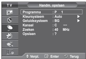 SAMSUNG PS50A416C1D - Kanalen handmatig opslaan - 2