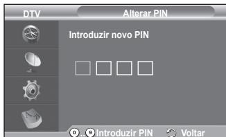 SAMSUNG PS50A416C1D - Bloqueio paracriancas/Alterar PIN - 6