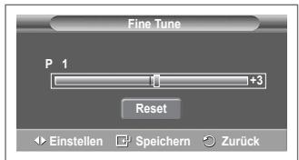 SAMSUNG PS50A416C1D - Senderfeinabstimmung durchführten - 2