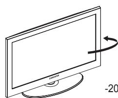 SAMSUNG PS50A416C1D - Uso del piedistallo - 2