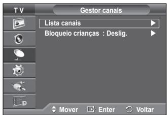 SAMSUNG PS50A416C1D - Adicionar/Bloquear canais - 2