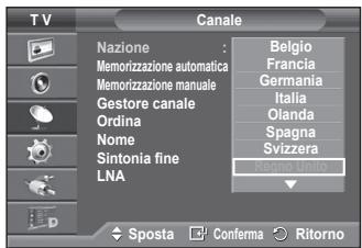 SAMSUNG PS50A416C1D - Memorizzazione automatica dei canali - 1