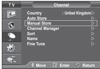 SAMSUNG PS50A550 - Channel mode - 1