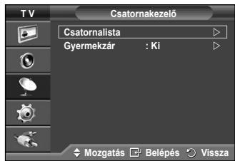 SAMSUNG PS50A550 - Csatornák zárolása - 2