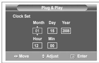SAMSUNG PS50A550 - Plug & Play Feature - 7