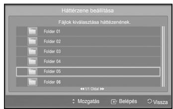 SAMSUNG PS50A550 - Hattérzene beallitasa: - 1
