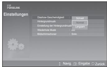 SAMSUNG PS50A550 - Einstellung der Hintergrundmusik: - 3
