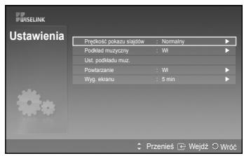 SAMSUNG PS50A550 - Korzystanie z menu Ustawienia - 2