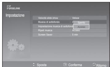SAMSUNG PS50A550 - Uso del menu Impostazione - 4