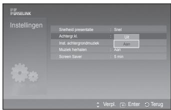 SAMSUNG PS50A550 - Installingen acheftergrundmuziek: - 4