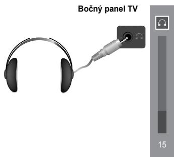 SAMSUNG PS50A550 - Pripojenie sluchadiel (Predavaju sa samostatne) - 1