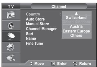 SAMSUNG PS50A550 - Storing Channels Automatically - 1