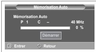 SAMSUNG PS50A550 - Mémorisation automatique des canaux - 3