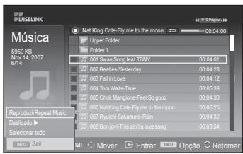 SAMSUNG PS50A550 - Utilizar o Menu de Opções - 2