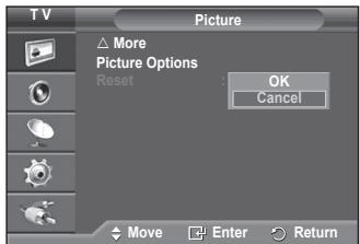 SAMSUNG PS50A550 - You can set detailed picture settings. - 1