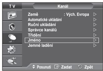 SAMSUNG PS50A550 - Přirazováni názvů kanálum - 1