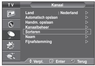SAMSUNG PS50A550 - Opgeslagen kanalen rangschikken - 1