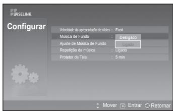 SAMSUNG PS50A550 - Música de Fundo: - 1