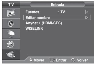 SAMSUNG PS50A550 - Puede dar un nombre a la fuente externa. - 1