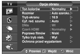 SAMSUNG PS50A550 - Po wybraniu opcjBez overscanu w trybach HDMI (1080i/1080p) lub Component (1080i/1080p): - 2
