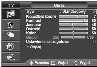 SAMSUNG PS50A550 - Po wybraniu opcjBez overscanu w trybach HDMI (1080i/1080p) lub Component (1080i/1080p): - 1