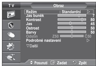 SAMSUNG PS50A550 - Nekolik nastavení tohoto televizoru umožnuje ovladat kvalitu obrazu. - 1