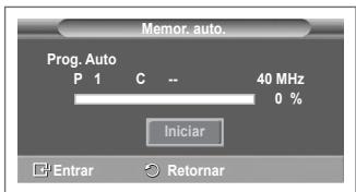 SAMSUNG PS50A550 - Memorizar canais automaticamente - 3