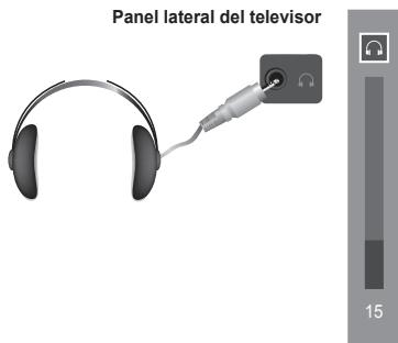 SAMSUNG PS50A550 - Conexión de los auriculares (se venden por分开) - 1