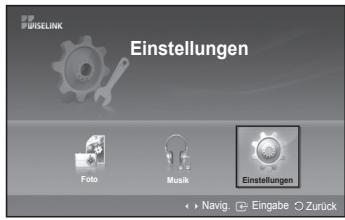 SAMSUNG PS50A550 - Einstellung der Hintergrundmusik: - 1