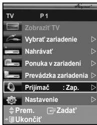 SAMSUNG PS50A550 - Tlačidlá dial'kového ovládania TV dostupné v režime Anynet+ - 1