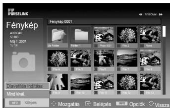 SAMSUNG PS50A550 - Diavetites megtekintese - 3