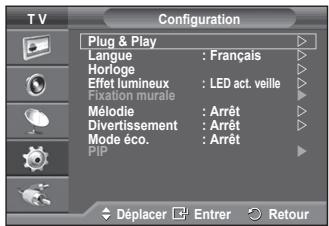 SAMSUNG PS50A550 - Langue / effet lumineux / mélodie / divertissement / mode éco. / PIP - 1