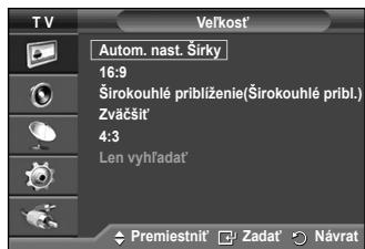 SAMSUNG PS50A550 - Prispósobenie nastavení obrazu - 4
