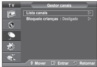 SAMSUNG PS50A550 - O Gestor canais permite bloquear ou adicional canais fácilmente. - 2
