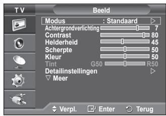 SAMSUNG PS50A550 - Hier kunt u het beeld gedetailleerd instellen. - 1