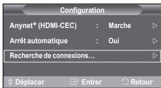 SAMSUNG PS50A550 - Recherche d'appareils anynet+ et basculement entre des appareils - 2