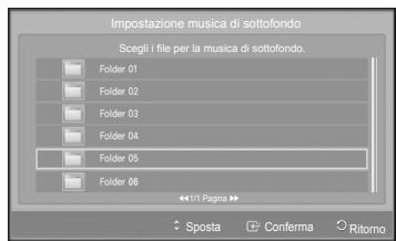 SAMSUNG PS50A550 - Uso del menu Impostazione - 5
