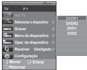 SAMSUNG PS50A550 - Procurar e Alternar entre dispositivos Anynet+ - 1