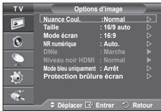 SAMSUNG PS50A550 - Configurez les réglages détaillés de l'image. - 2