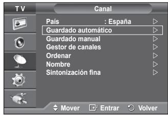 SAMSUNG PS50A550 - Memorización automática de canales - 2