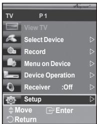 SAMSUNG PS50A550 - Easy Setting - 1