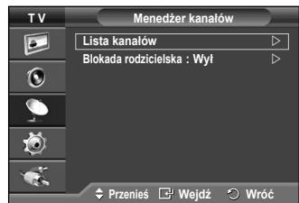 SAMSUNG PS50A550 - Dodawanie blokowanie kanatów - 2
