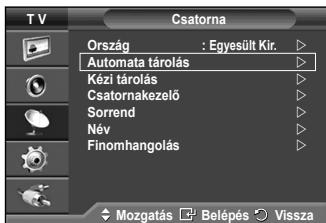 SAMSUNG PS50A550 - Csatornák automatikus tárolása - 2