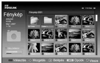 SAMSUNG PS50A550 - Diavetites megtekintese - 2