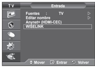 SAMSUNG PS50A550 - Uso de la referencia WISELINK - 2